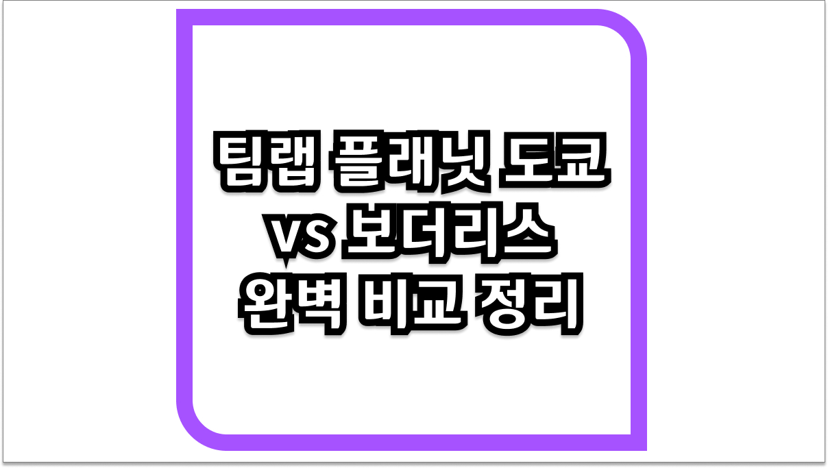 도쿄 여행 필수 코스 팀랩 플래닛 도쿄 vs 보더리스 완벽 비교 정리